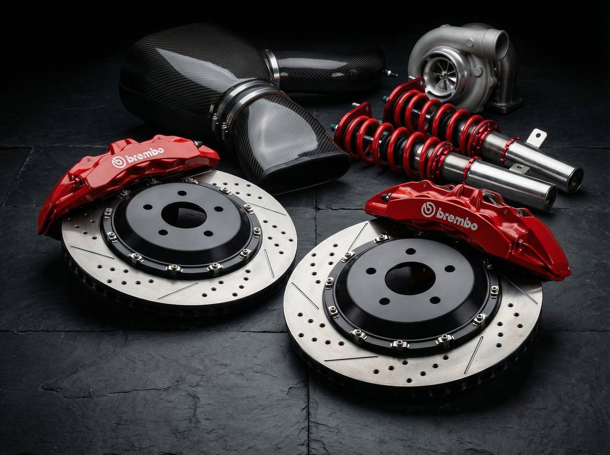 撸啊撸 BREMBO刹车套件视频评测
